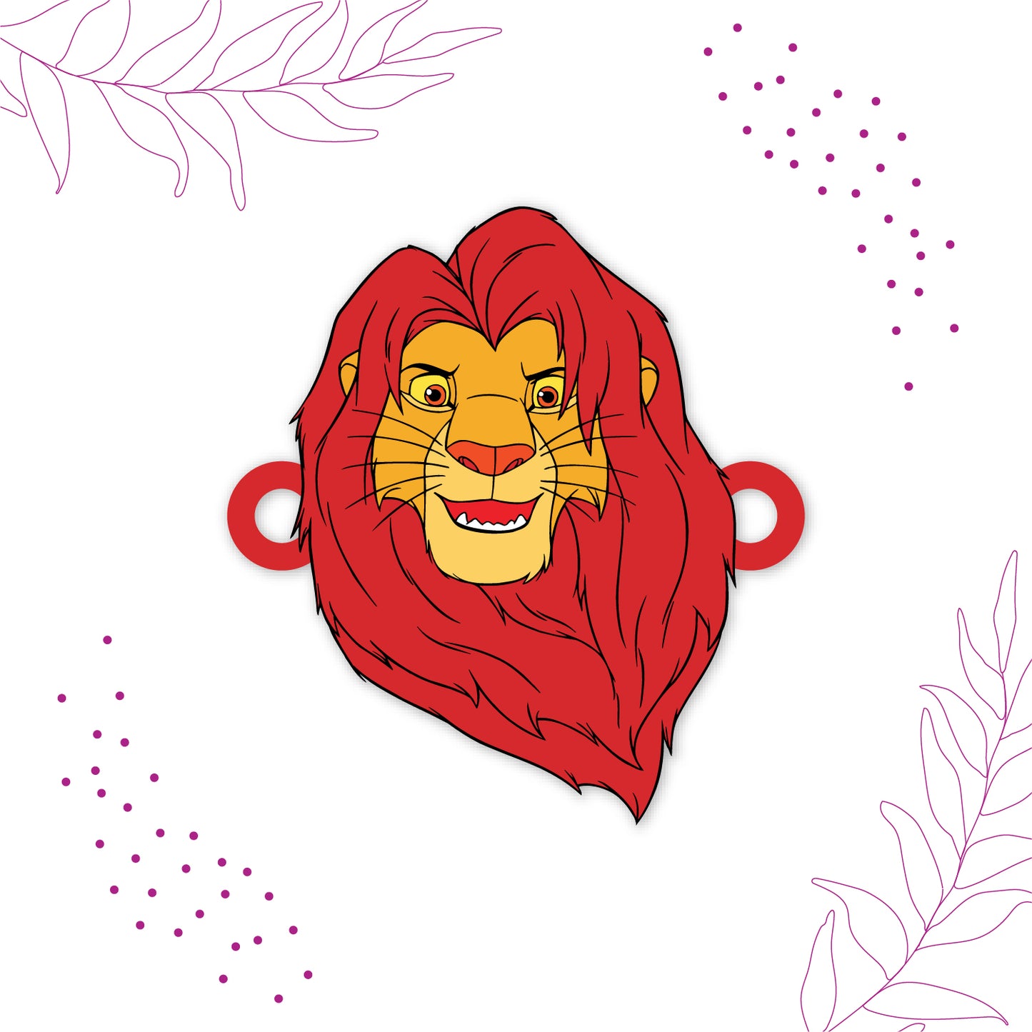 Majestic gift packaging for Mufasa Wooden Rakhi with Rudraksha
