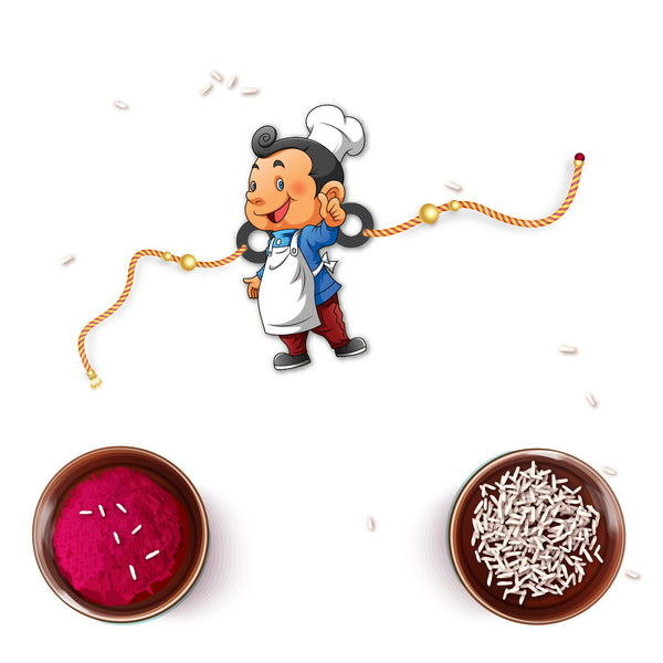 MasterChef Bhai Wooden Rakhi