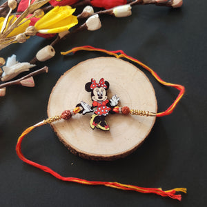 Minnie Wooden Rakhi/Lumba
