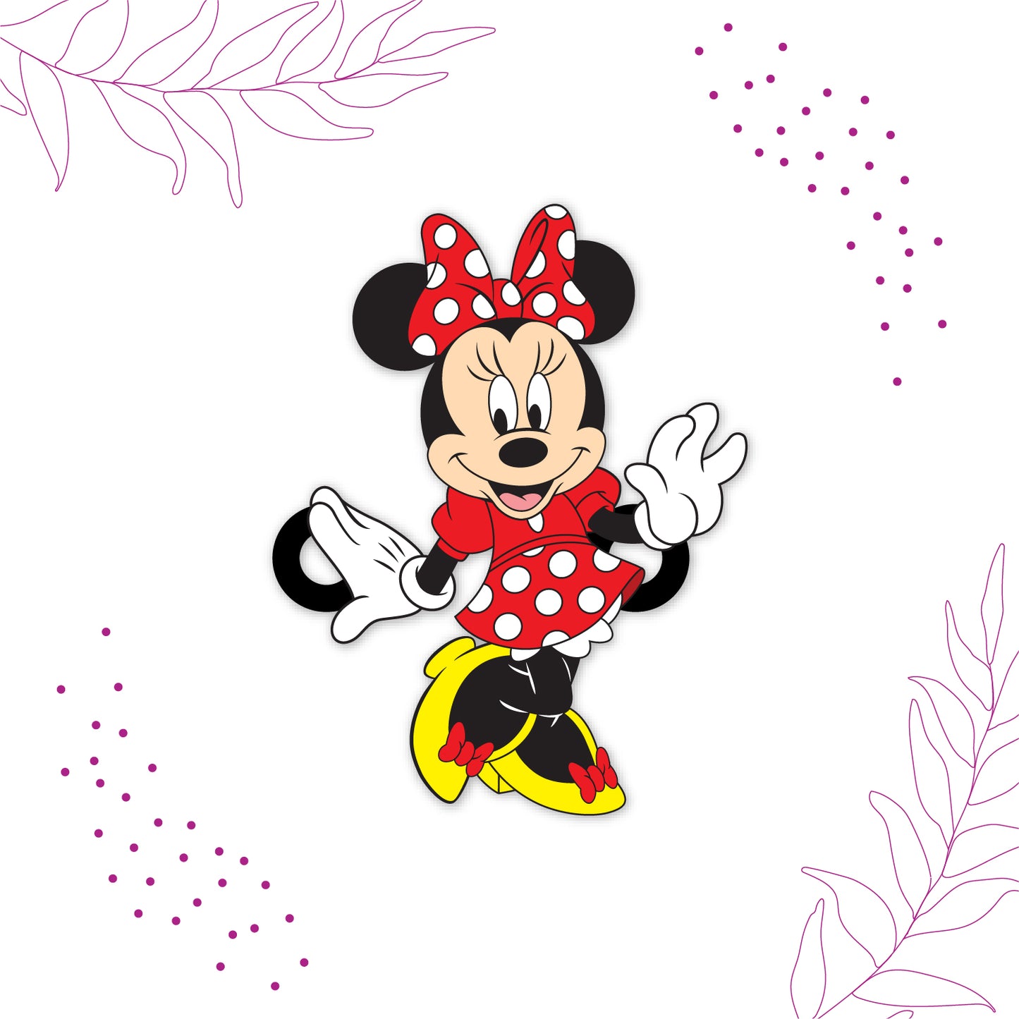 Minnie Wooden Rakhi/Lumba