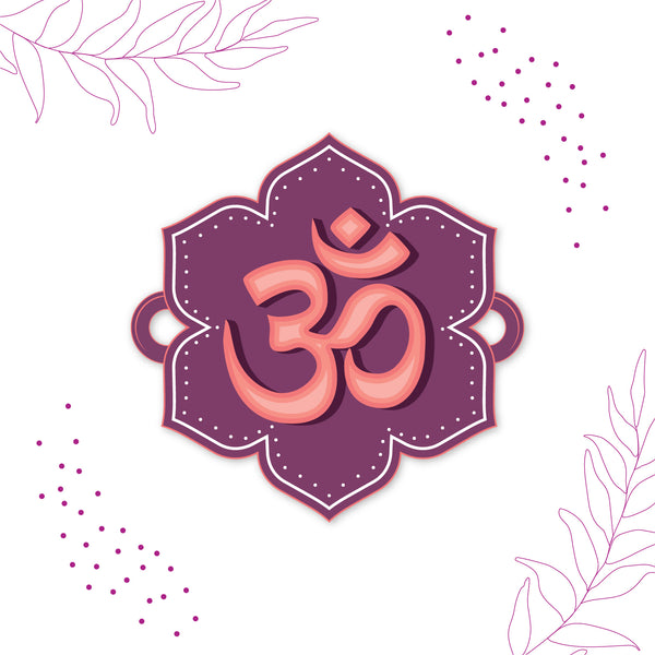 Om Wooden Rakhi for Brother , Bhaiya , Bhai , Boys