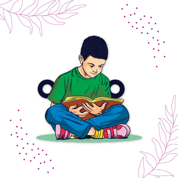 Padhaku Bhai / Book Lover Bhai Wooden Rakhi for Brother , Bhaiya , Bhai , Boys