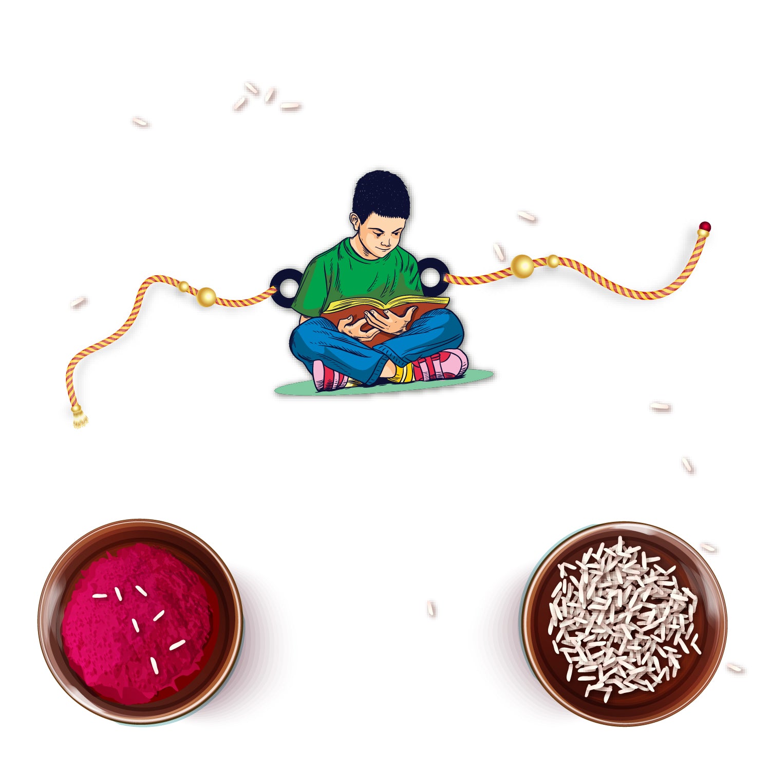 Padhaku Rakhi for younger brother – India Raksha Bandhan 2025