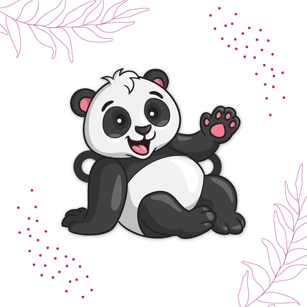 Panda Wooden Rakhi for Brother , Bhaiya , Bhai , Boys
