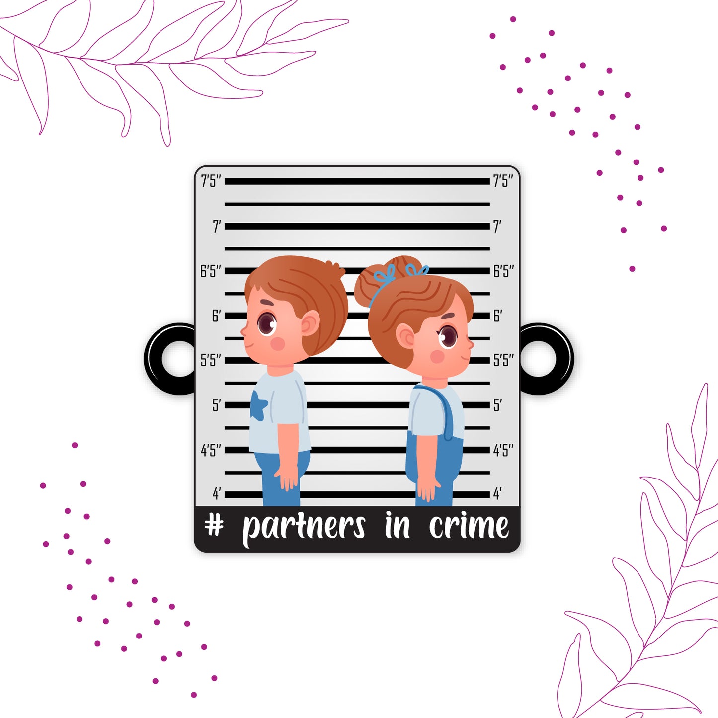 Rakhi for mischievous brother – Partners in Crime design