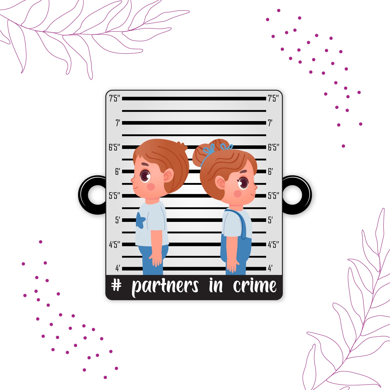 Rakhi for mischievous brother – Partners in Crime design