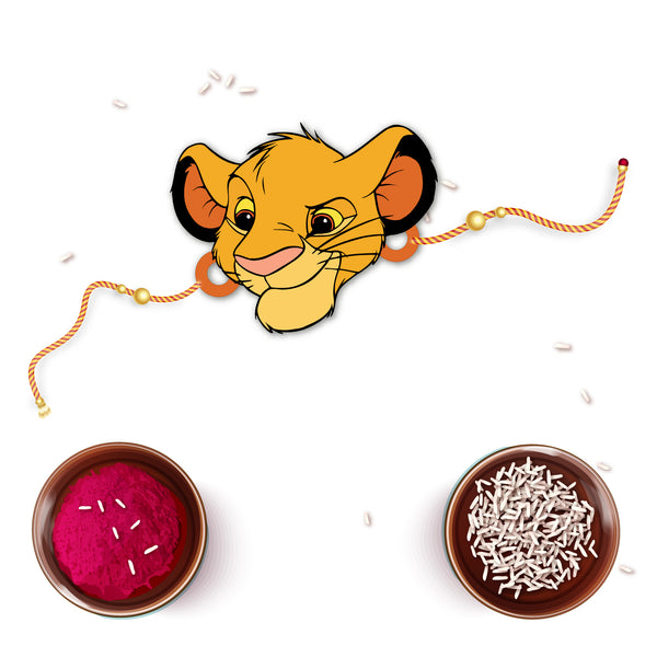 Simba Wooden Rakhi