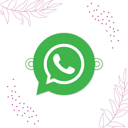 Unique gift packaging for Whatsapp Chat Wala Bhai Wooden Rakhi with Rudraksha.