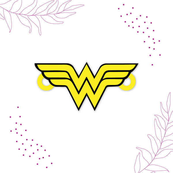 Wonder Woman Wooden Rakhi/Lumba