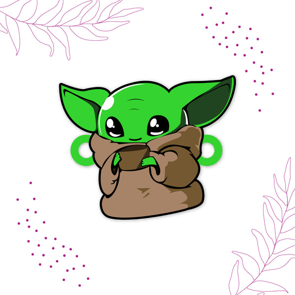 Yoda Wooden Rakhi