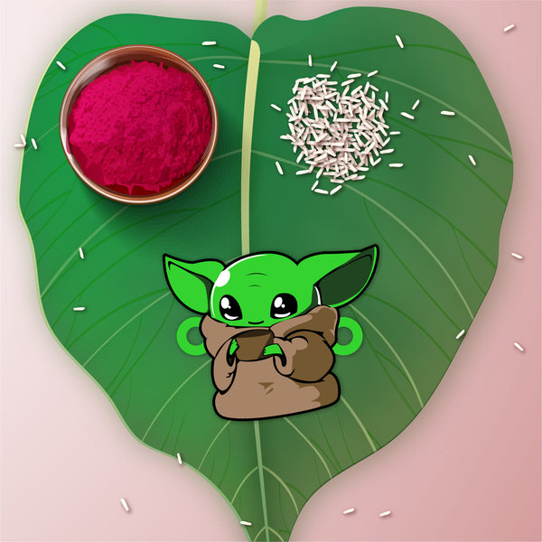 Yoda Wooden Rakhi