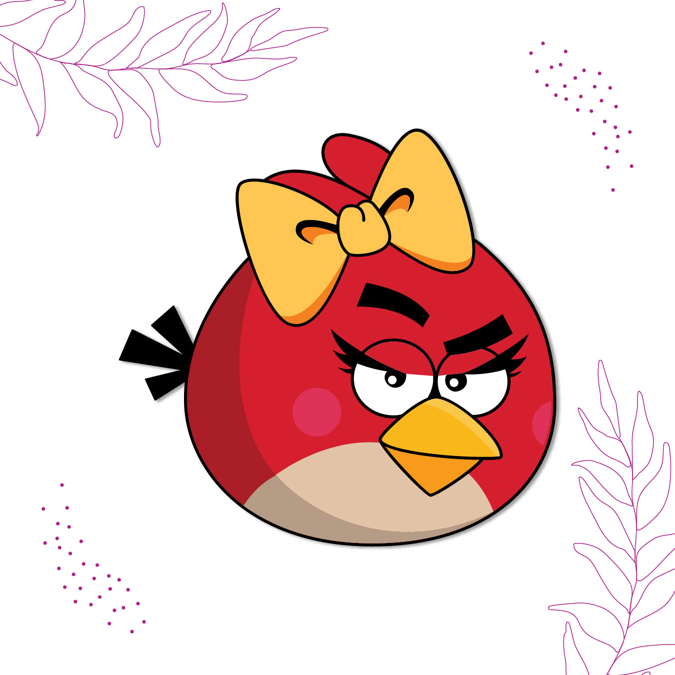 angry-bird-video-game-magnet-on-refrigerator