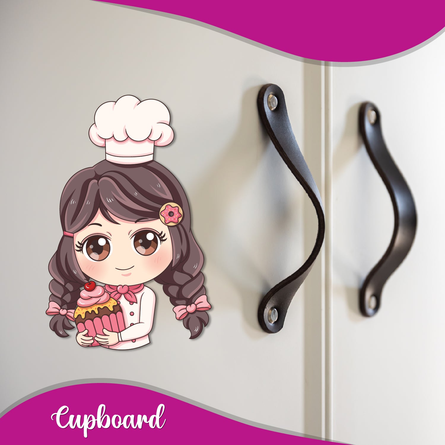 Baker character magnet for your refrigerator