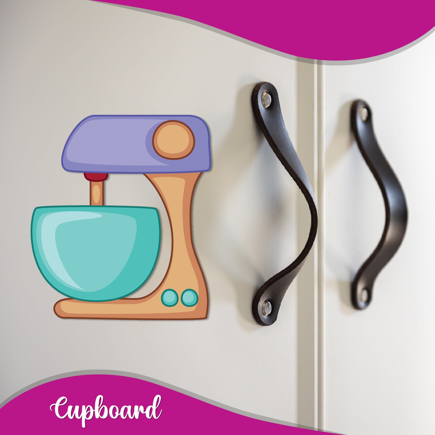 Baking Mixer Wooden Fridge Magnet