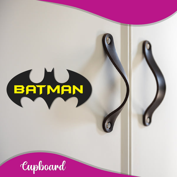 Batman Logo Wooden Fridge / Refrigerator Magnet