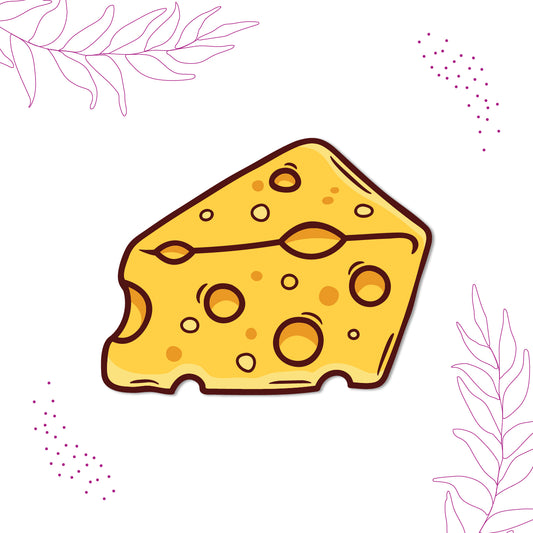 Cheese slice fridge magnet accessory