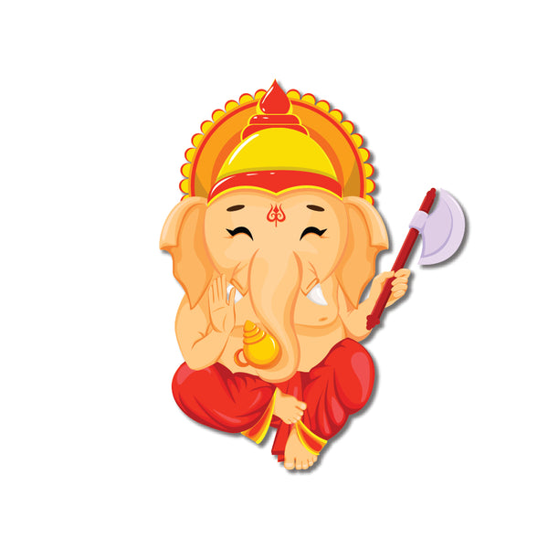 Ganesha Wooden Fridge / Refrigerator Magnet