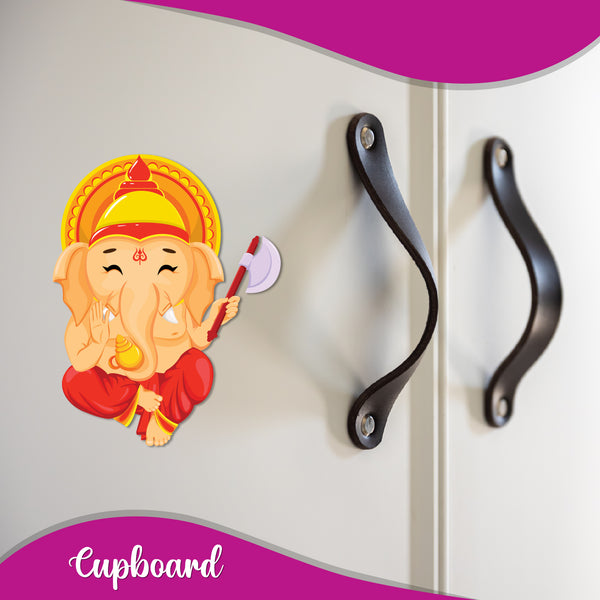 Ganesha Wooden Fridge / Refrigerator Magnet