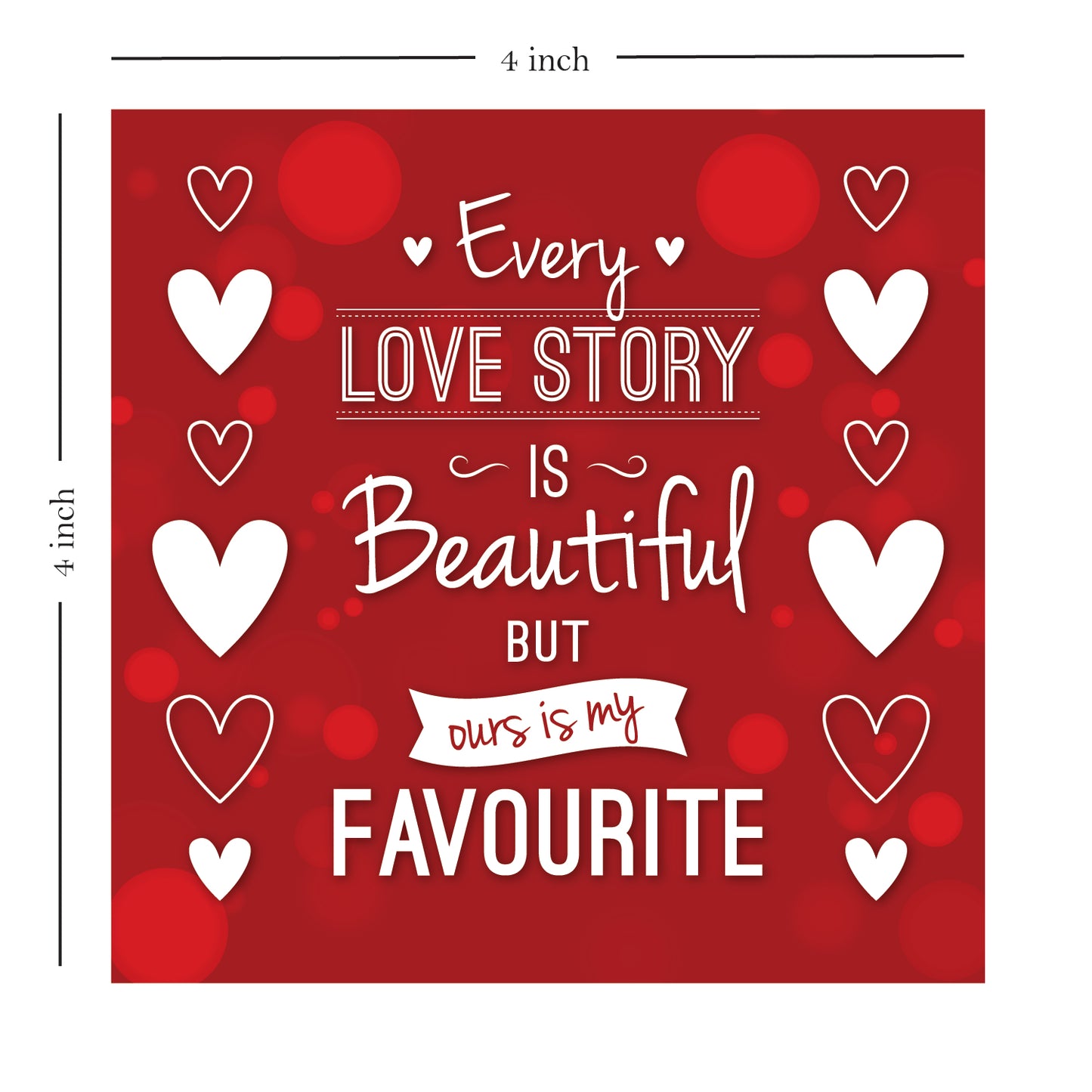 Every Love Story is Beautiful but Ours is my Favorite Wooden Table Frame/ Table top