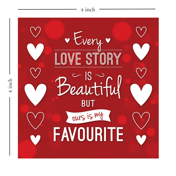 Every Love Story is Beautiful but Ours is my Favorite Wooden Table Frame/ Table top