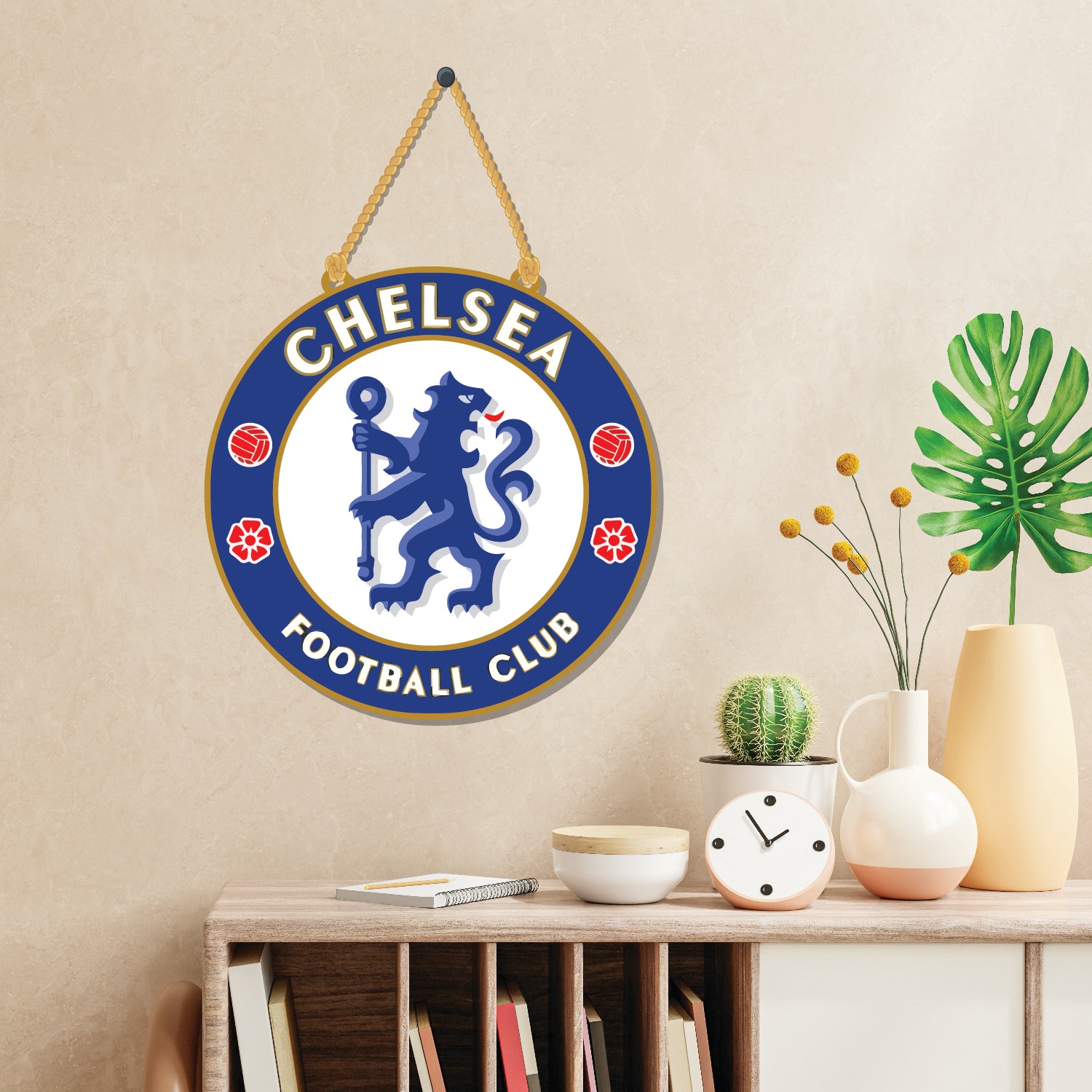 Chelsea Wooden Wall Hanging - Decor