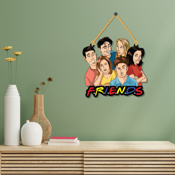 Friends Tv Series Wooden Wall Hanging - Decor
