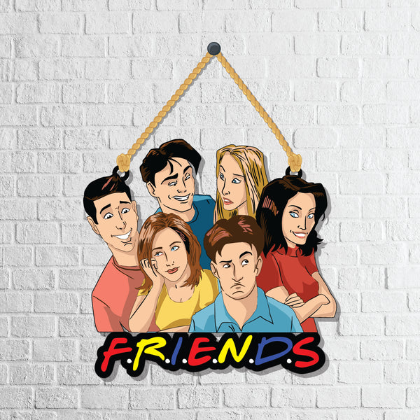 Friends Tv Series Wooden Wall Hanging - Decor