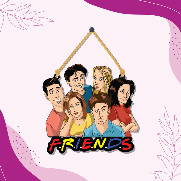 Friends Tv Series Wooden Wall Hanging - Decor
