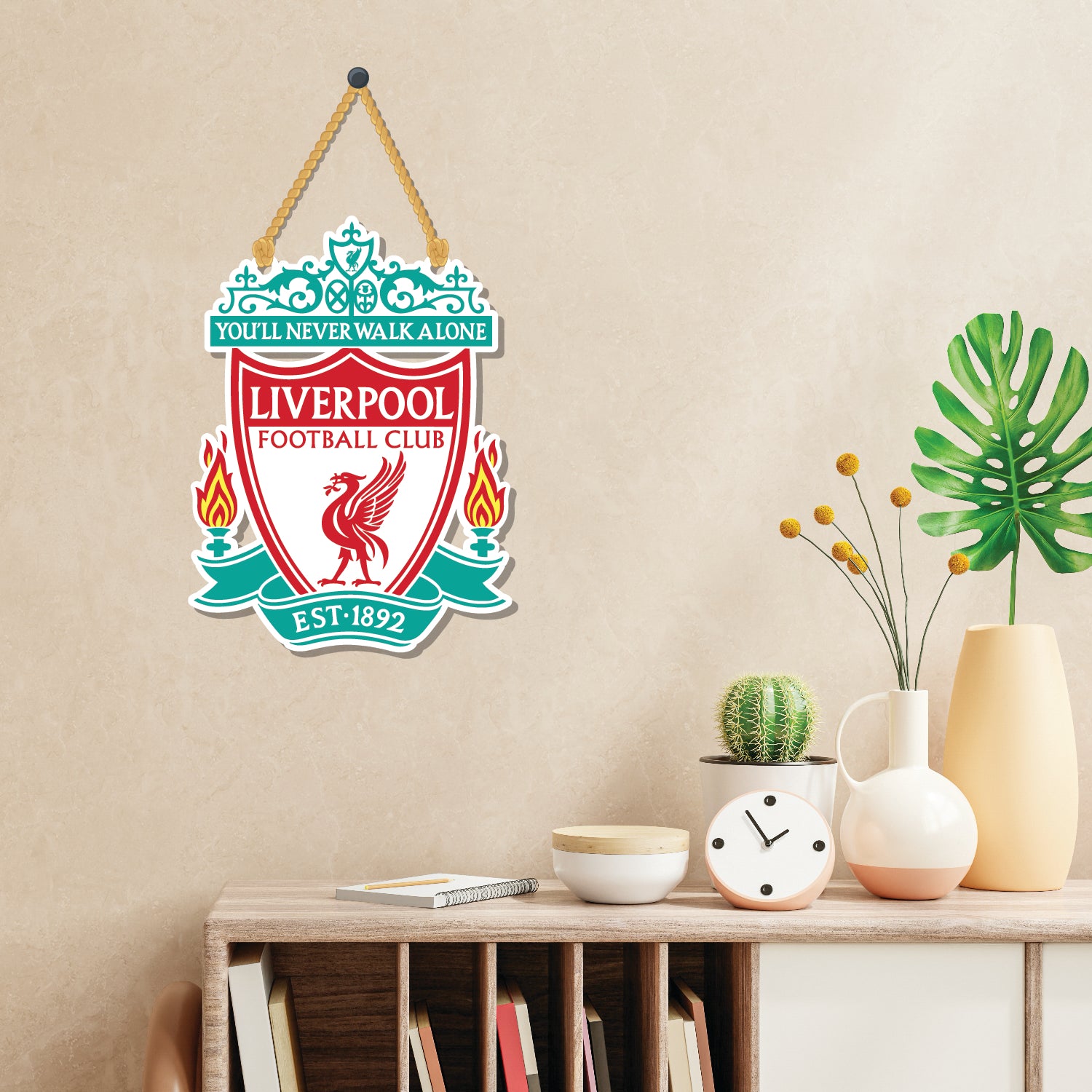 Liverpool Wooden Wall Hanging - Decor