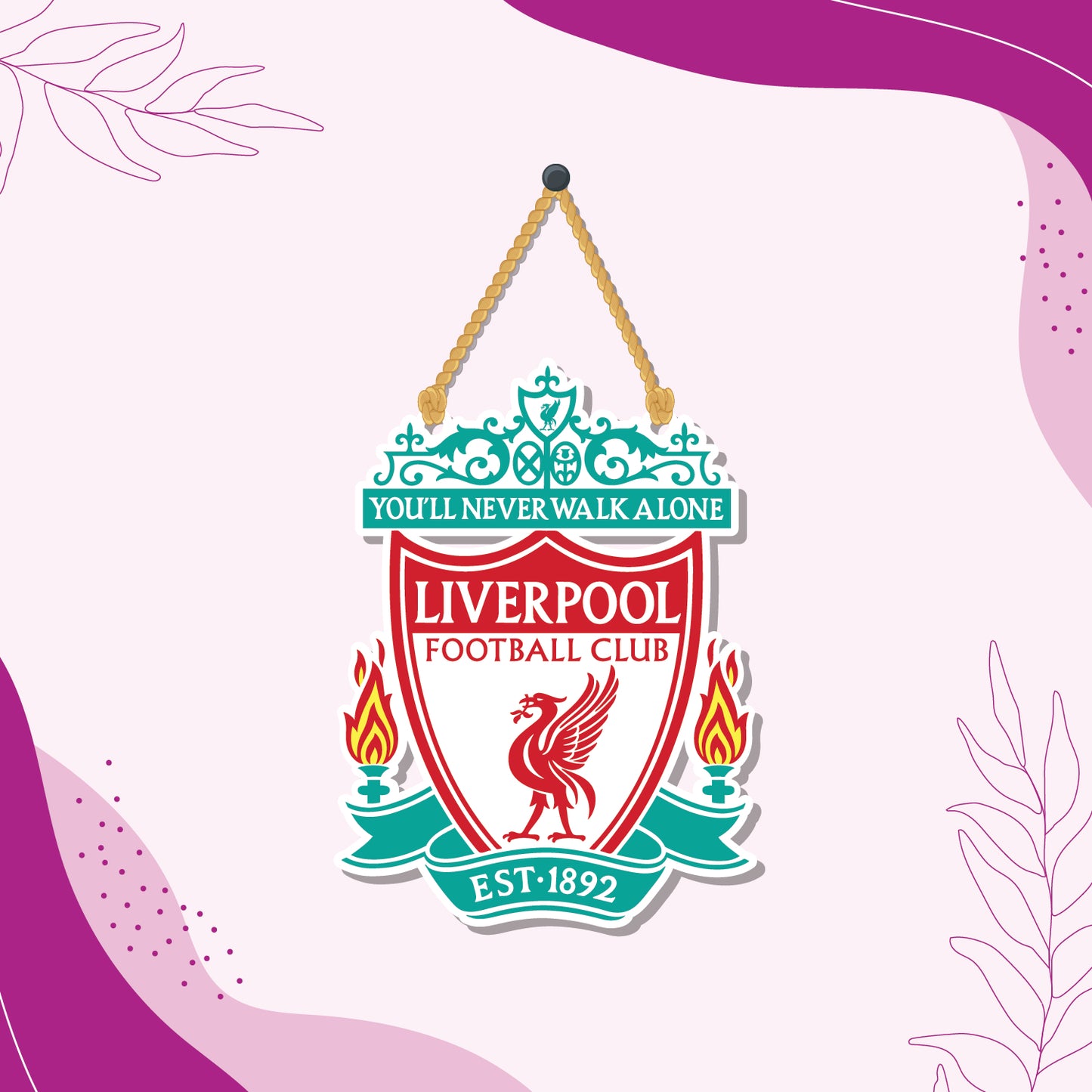 Liverpool Wooden Wall Hanging