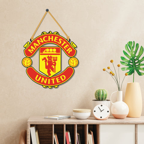 Manchester United Wooden Wall Hanging