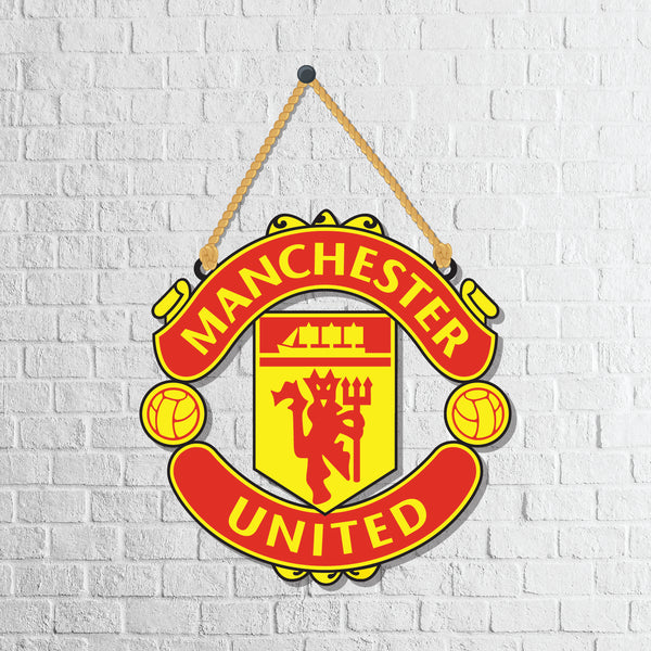 Manchester United Wooden Wall Hanging