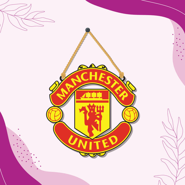 Manchester United Wooden Wall Hanging - Decor