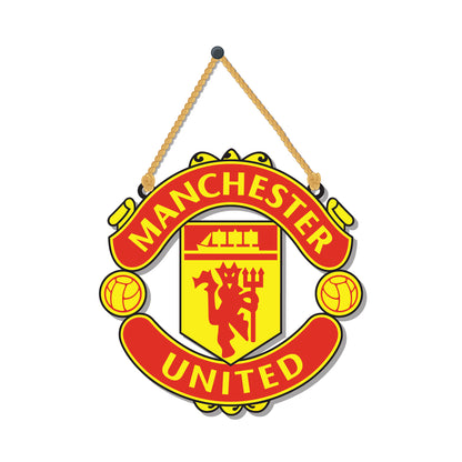 Manchester United Wooden Wall Hanging