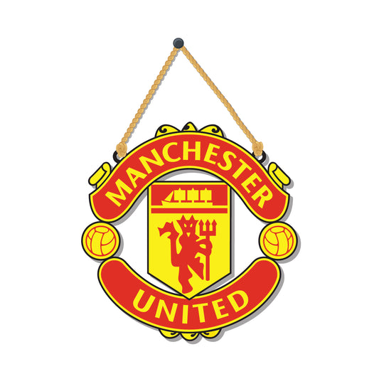 Manchester United Wooden Wall Hanging