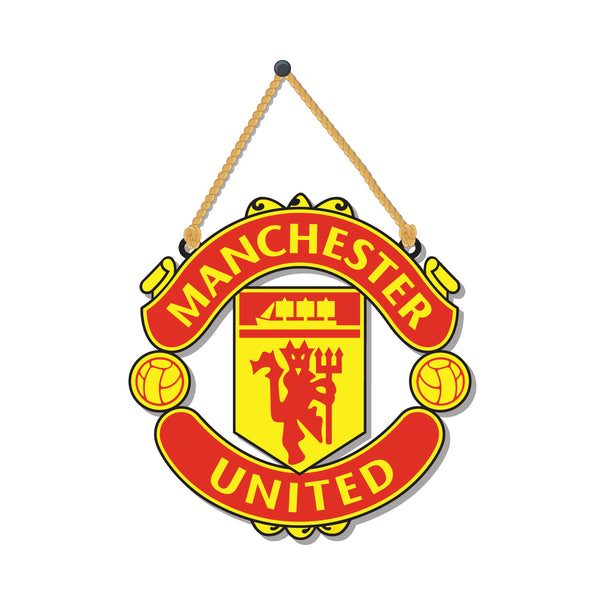 Manchester United Wooden Wall Hanging