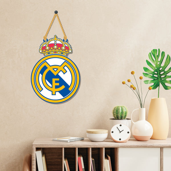 Real Madrid Wooden Wall Hanging - Decor