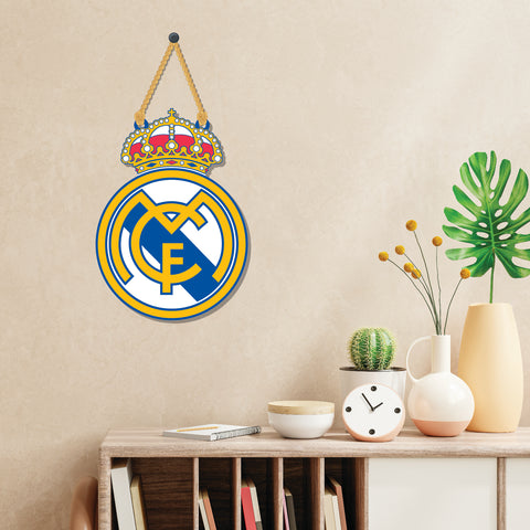 Real Madrid Wooden Wall Hanging