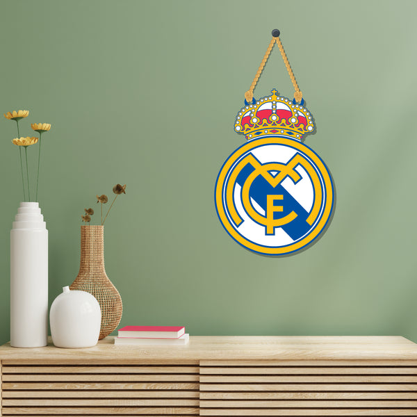 Real Madrid Wooden Wall Hanging - Decor