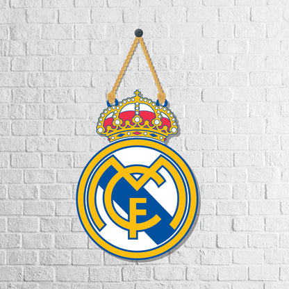 Real Madrid Wooden Wall Hanging