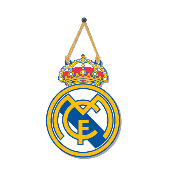 Real Madrid Wooden Wall Hanging - Decor
