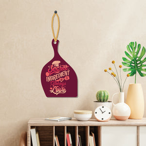 The Secret Ingredient is Love Wooden Wall Hanging - Decor